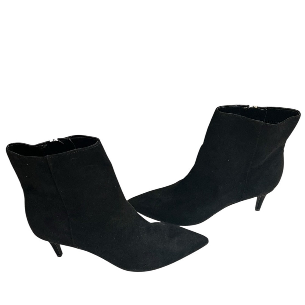 Marc Fisher Glorry Ankle Booties, Black Suede, Women's‎ 7.5 New